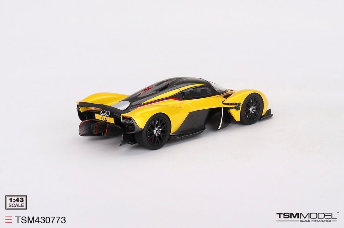 Aston Martin Valkyrie - Sunburst Yellow - 1:43 Scale Model - TSM