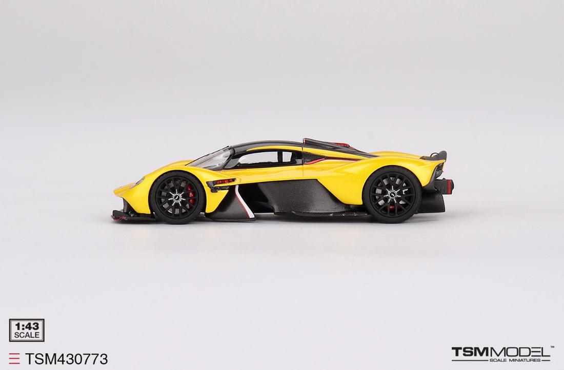 Aston Martin Valkyrie - Sunburst Yellow - 1:43 Scale Model - TSM