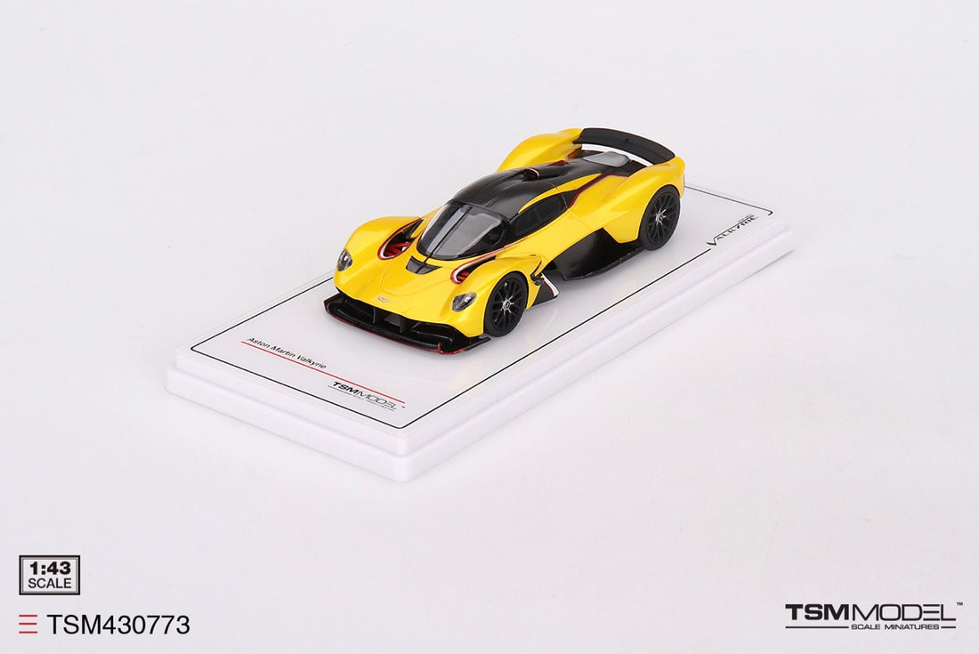 Aston Martin Valkyrie - Sunburst Yellow - 1:43 Scale Model - TSM