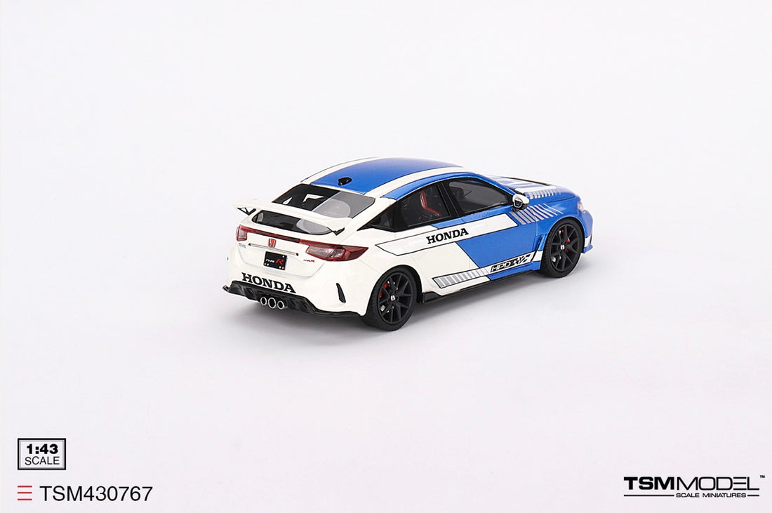 Honda Civic Type R #3 2023 Pace Car Blue- 1:43 Scale Model - TSM