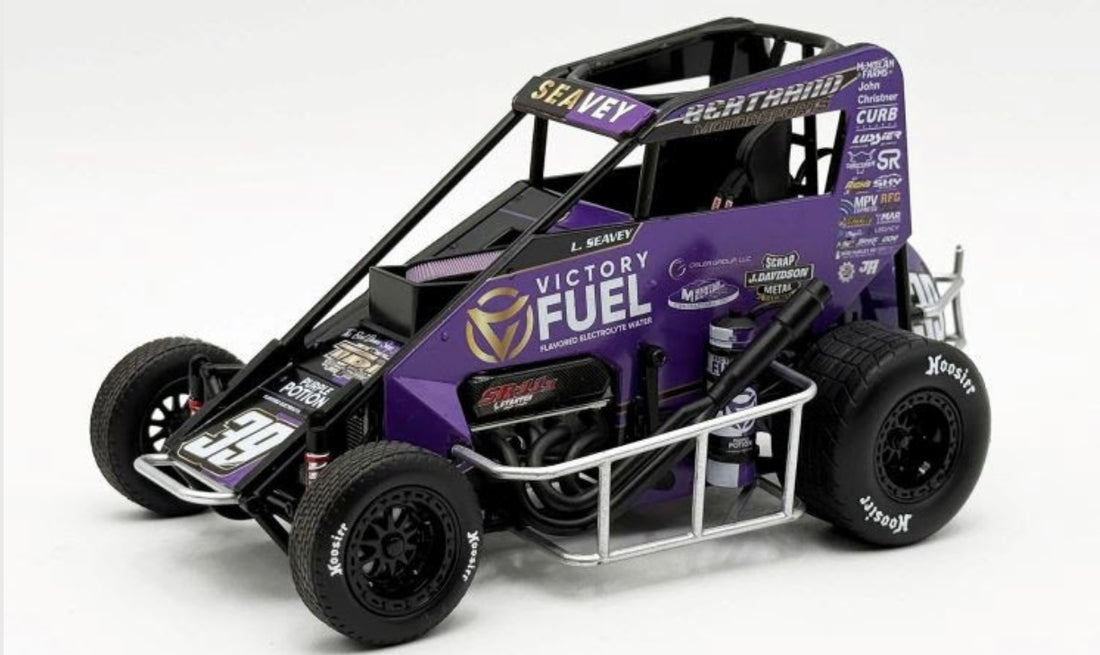 Logan Seavey 2025 #39 Victory Fuel Midget Car 1:18 Scale Diecast Car Model - ACME