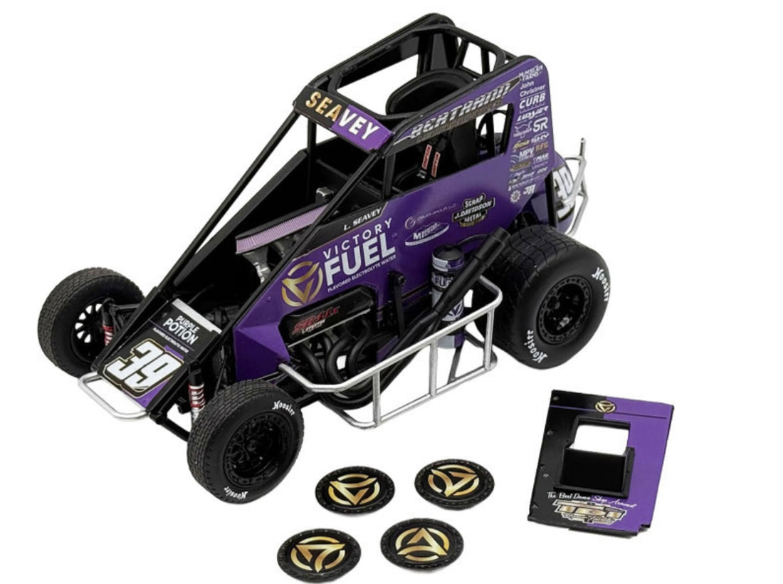 Logan Seavey 2025 #39 Victory Fuel Midget Car 1:18 Scale Diecast Car Model - ACME