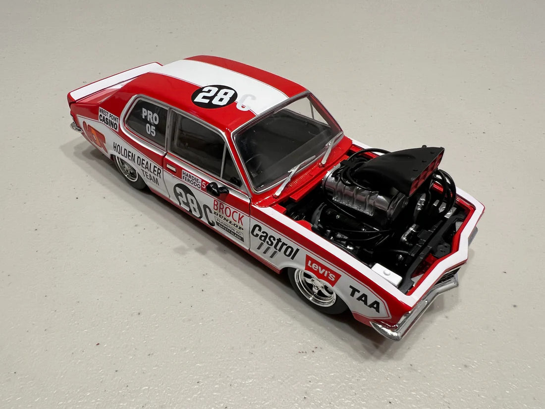 PETER BROCK BLOWN LJ DRAG CAR - 1:24 SCALE DIECAST MODEL