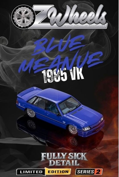 OZ WHEELS - 1985 VK BLUE MEANIE - FSD SERIES 2 - 1:64 SCALE DIECAST
