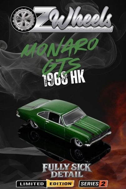 OZ WHEELS - 1968 HK GTS MONARO - FSD SERIES 2 - 1:64 SCALE DIECAST