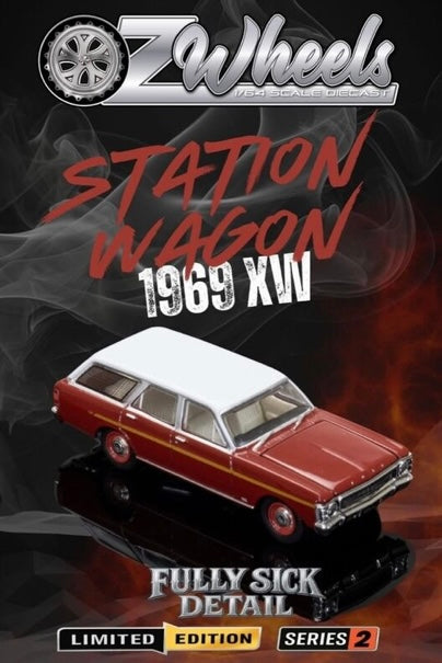 OZ WHEELS - 1969 XW STATION WAGON - FSD SERIES 2 - 1:64 SCALE DIECAST