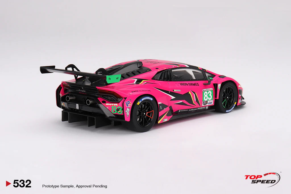 2023 DAYTONA 24 HOUR - #83 LAMBORGHINI HURACÁN GT3 - 1:18 SCALE MODEL - TOPSPEED MODEL