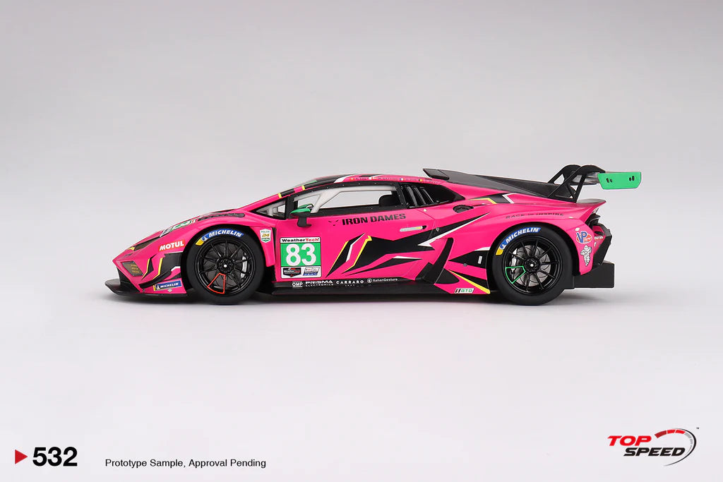 2023 DAYTONA 24 HOUR - #83 LAMBORGHINI HURACÁN GT3 - 1:18 SCALE MODEL - TOPSPEED MODEL