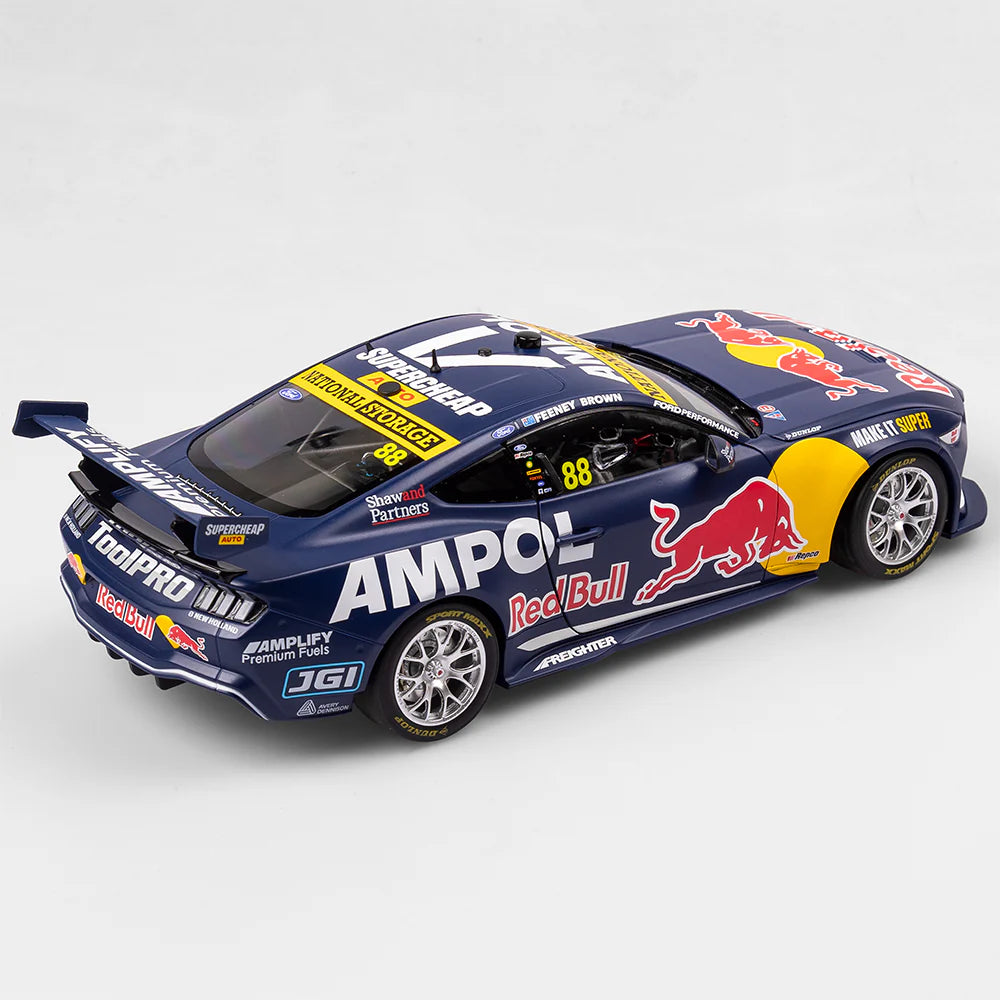 Red Bull Ampol Racing #88 Ford Mustang GT - 2025 Triple Eight / Ford Performance Launch Livery - 1:43 Scale Diecast Model - Authentic Collectables