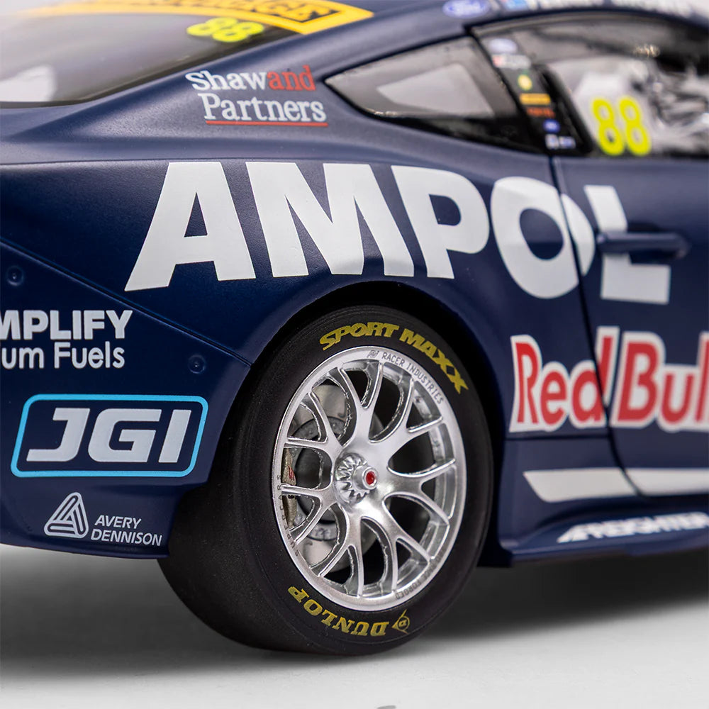 Red Bull Ampol Racing #88 Ford Mustang GT - 2025 Triple Eight / Ford Performance Launch Livery - 1:43 Scale Diecast Model - Authentic Collectables