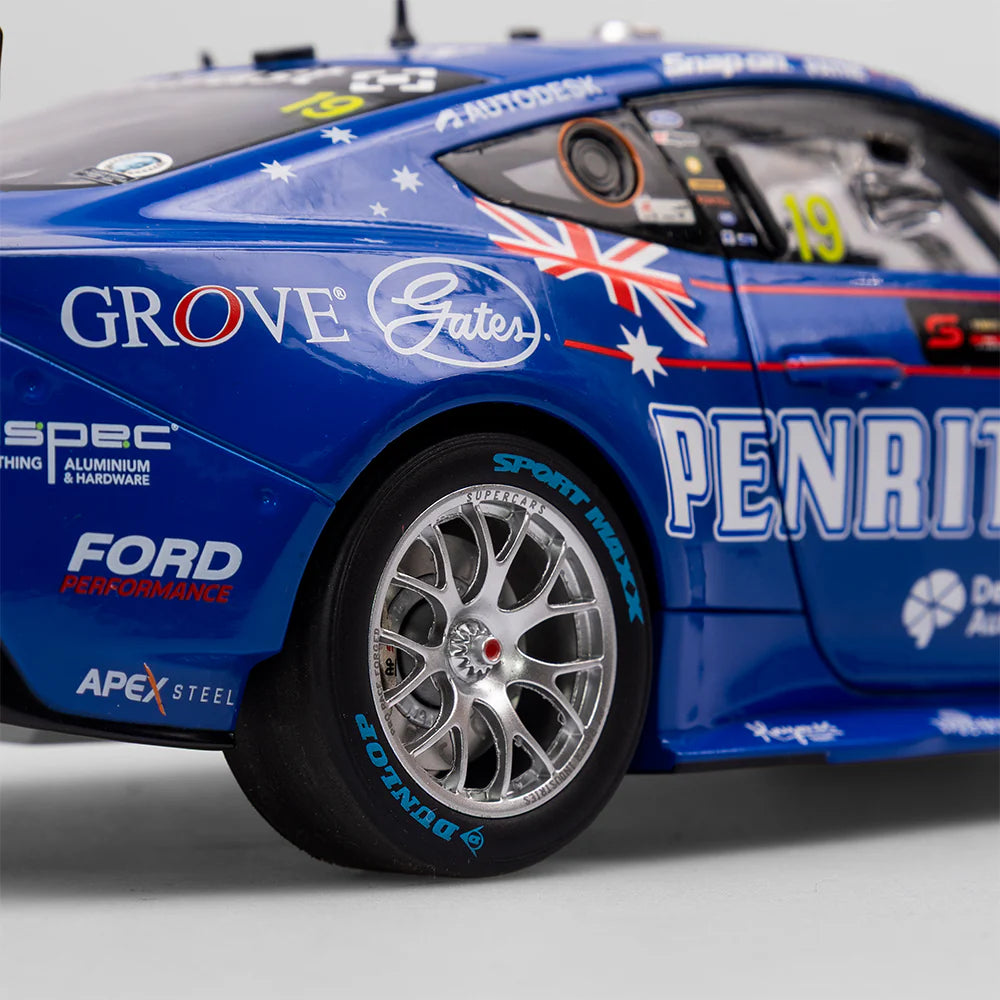 Matthew Payne / Garth Tander - Penrite Racing #19 Ford Mustang GT - 2024 Penrite Oil Sandown 500 Retro Livery - 1:18 Scale Diecast Model - Authentic Collectables