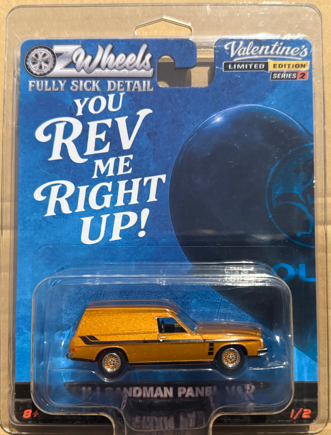 OZ WHEELS - HJ SANDMAN PANEL VAN - VALENTINES DAY - FSD SERIES 2 - 1:64 SCALE DIECAST