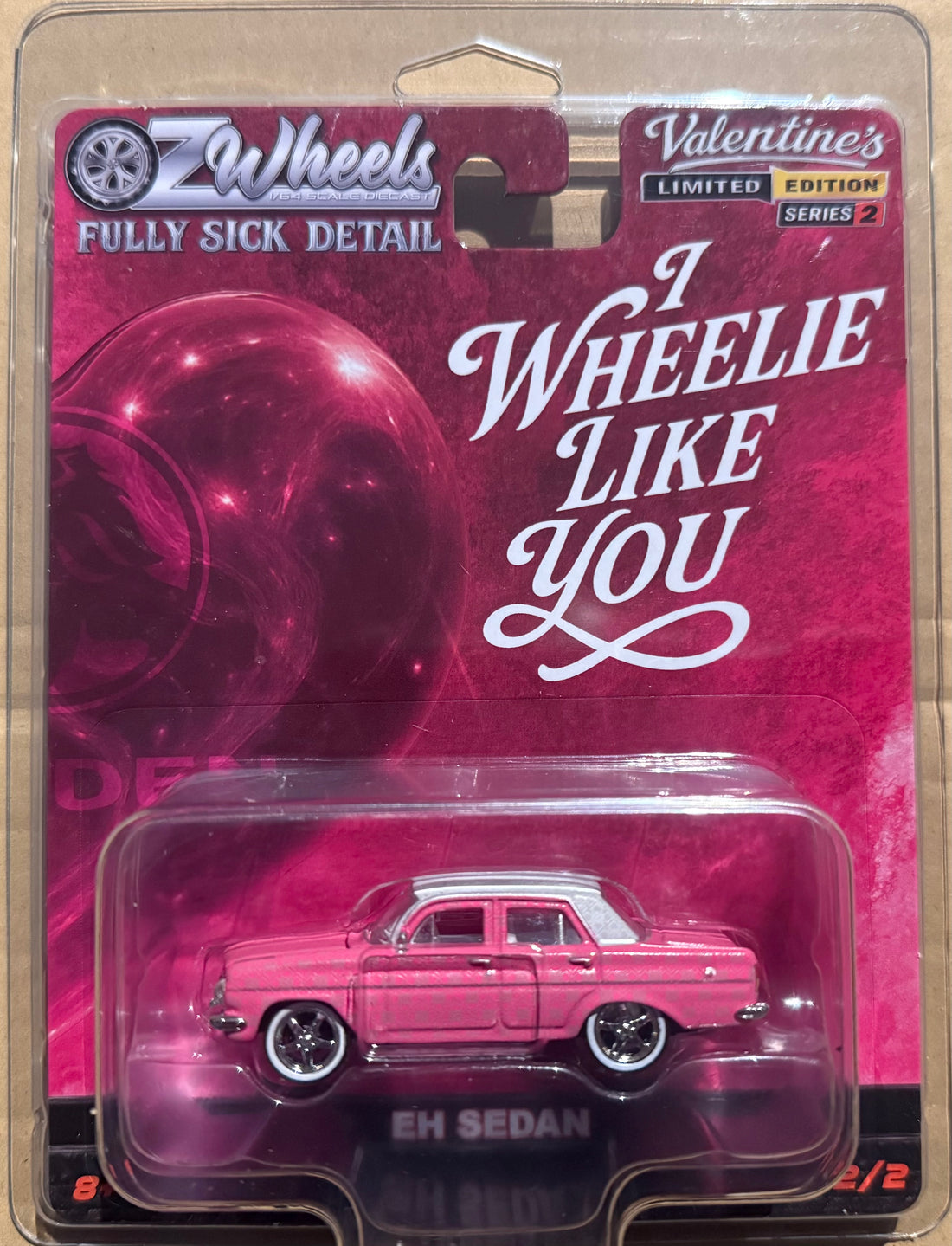 OZ WHEELS - EH SEDAN - VALENTINES DAY - FSD SERIES 2 - 1:64 SCALE DIECAST
