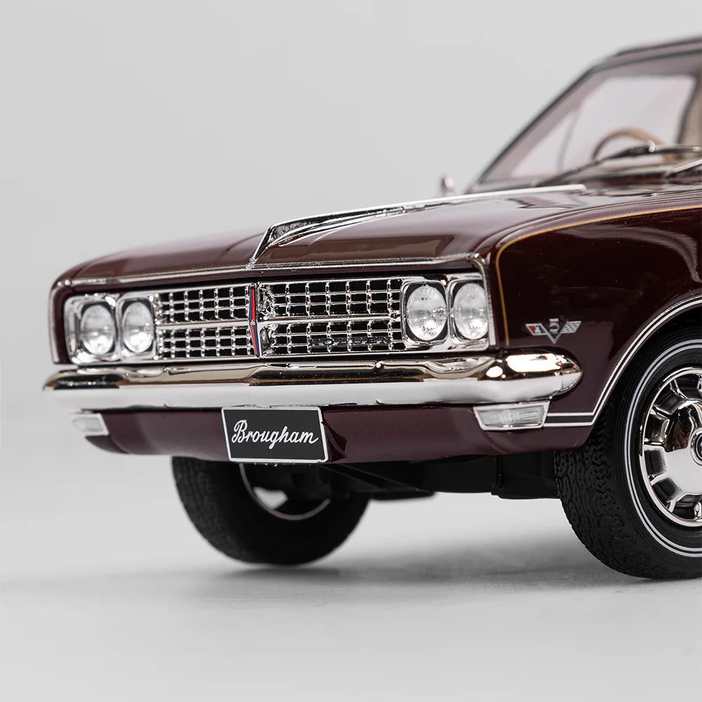 Holden HK Brougham - Burgundy Maroon - 1:18 Scale Model - Authentic Collectables
