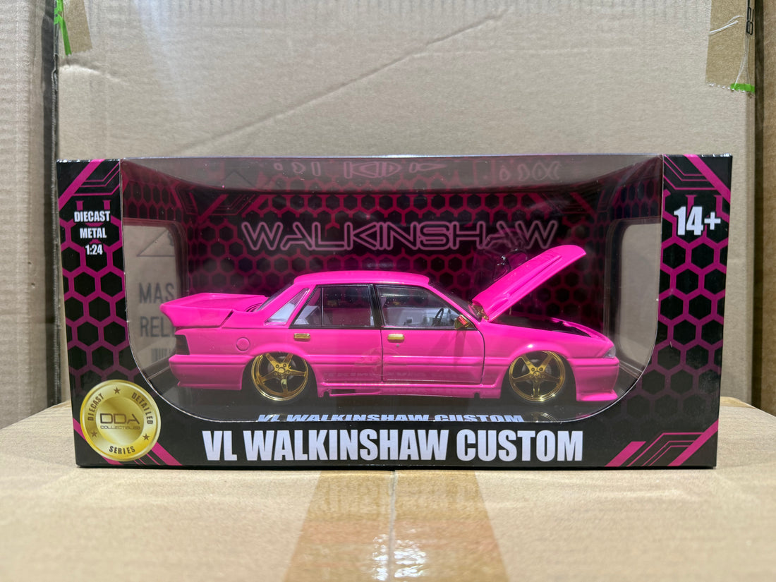 CUSTOM VL WALKINSHAW - PINK - CHASE EDITION - 1:24 SCALE DIECAST MODEL -DDA