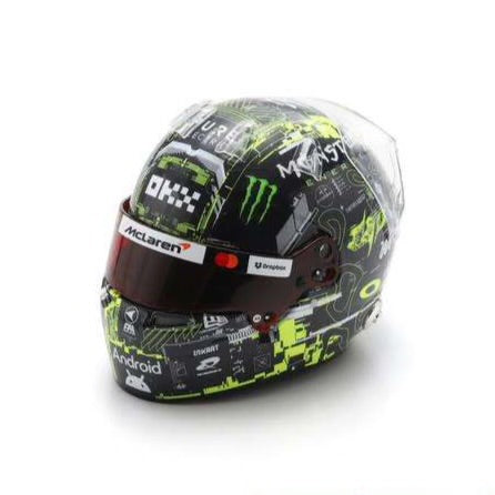 LANDO NORRIS - 2025 PRE-SEASON TEST - MCLAREN F1 TEAM - 1:5 SCALE HELMET - SPARK