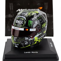 LANDO NORRIS - 2025 PRE-SEASON TEST - MCLAREN F1 TEAM - 1:5 SCALE HELMET - SPARK