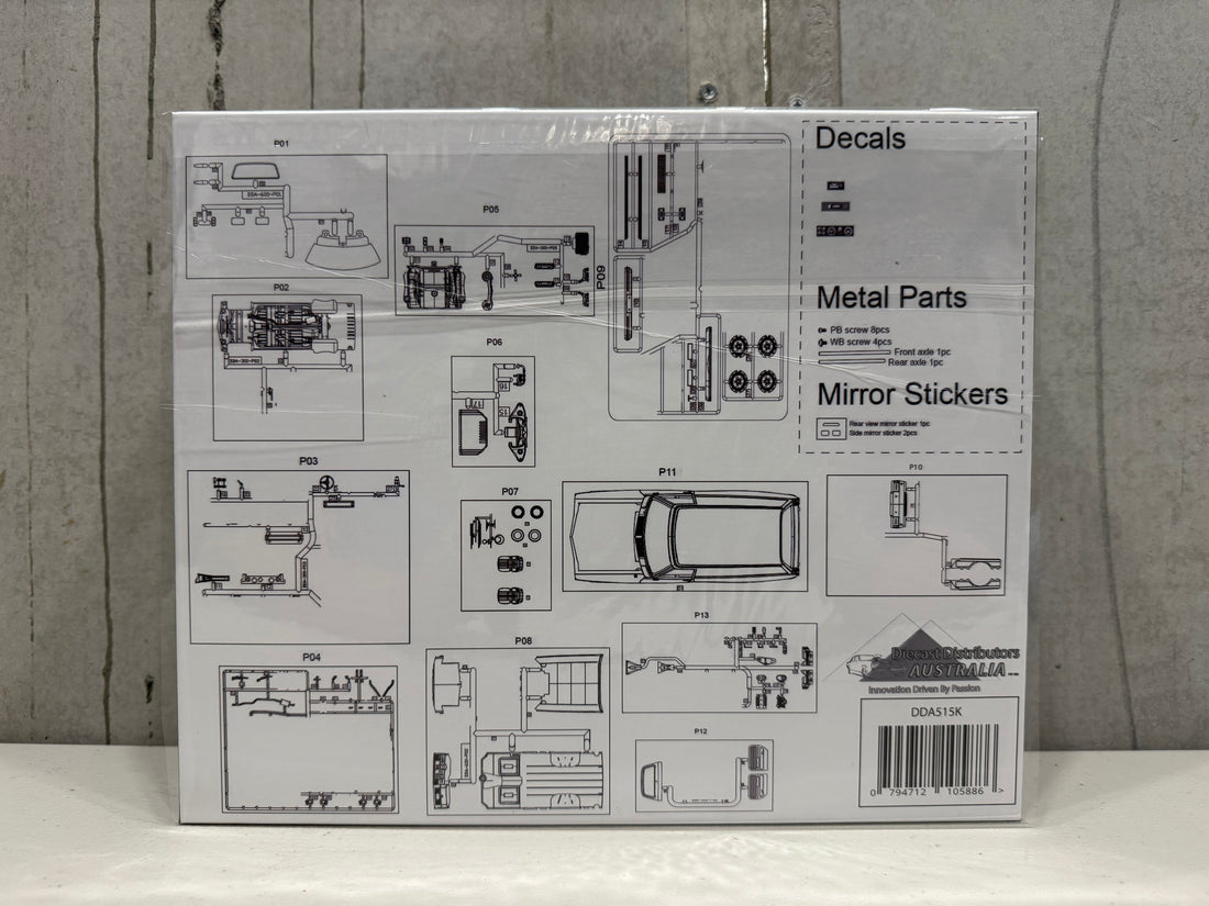 1:24 Super Charge HJ Panel Plastic Model Kit