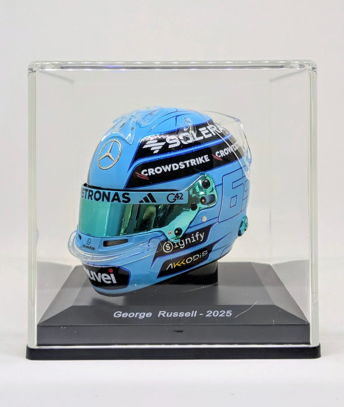 GEORGE RUSSELL - MERCEDES-AMG - 2025 SEASON - 1:5 SCALE HELMET - SPARK