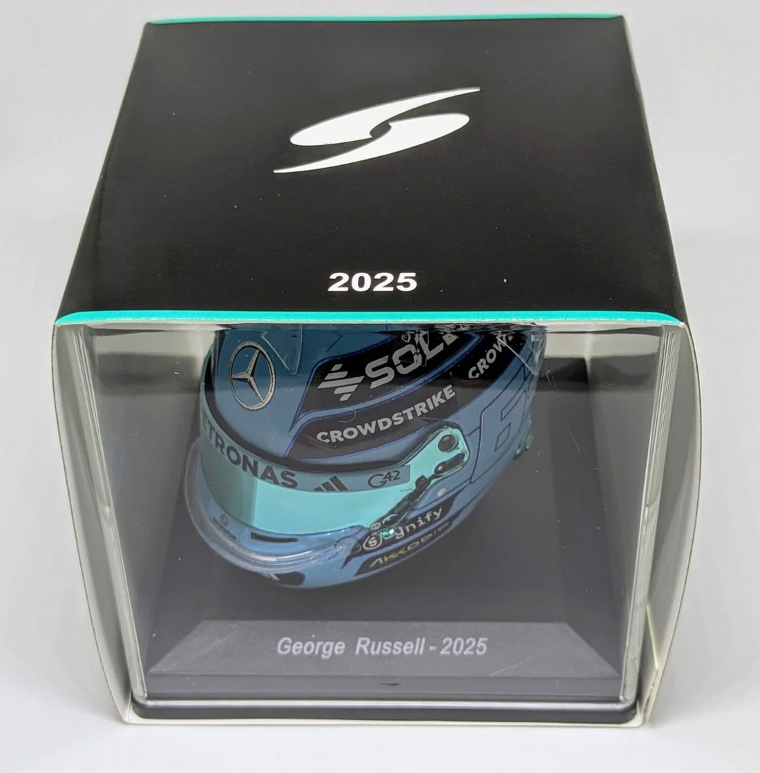 GEORGE RUSSELL - MERCEDES-AMG - 2025 SEASON - 1:5 SCALE HELMET - SPARK