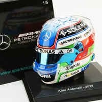 KIMI ANTONELLI - MERCEDES-AMG PETRONAS F1 TEAM -  2025 SEASON - 1:5 SCALE HELMET - SPARK