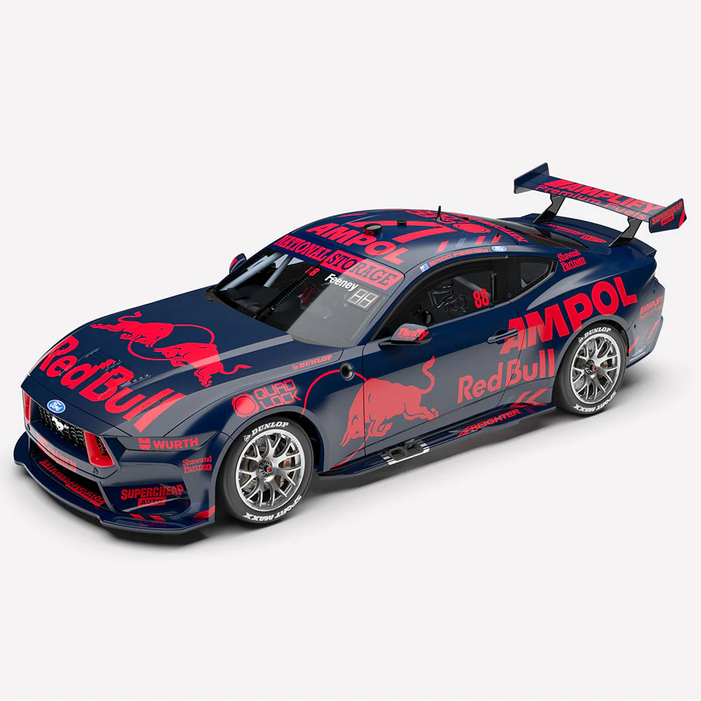 *PRE-ORDER* Red Bull Ampol Racing #88 Ford Mustang GT - 2026 Test Livery - 1:43 Scale Diecast Model - Authentic Collectables