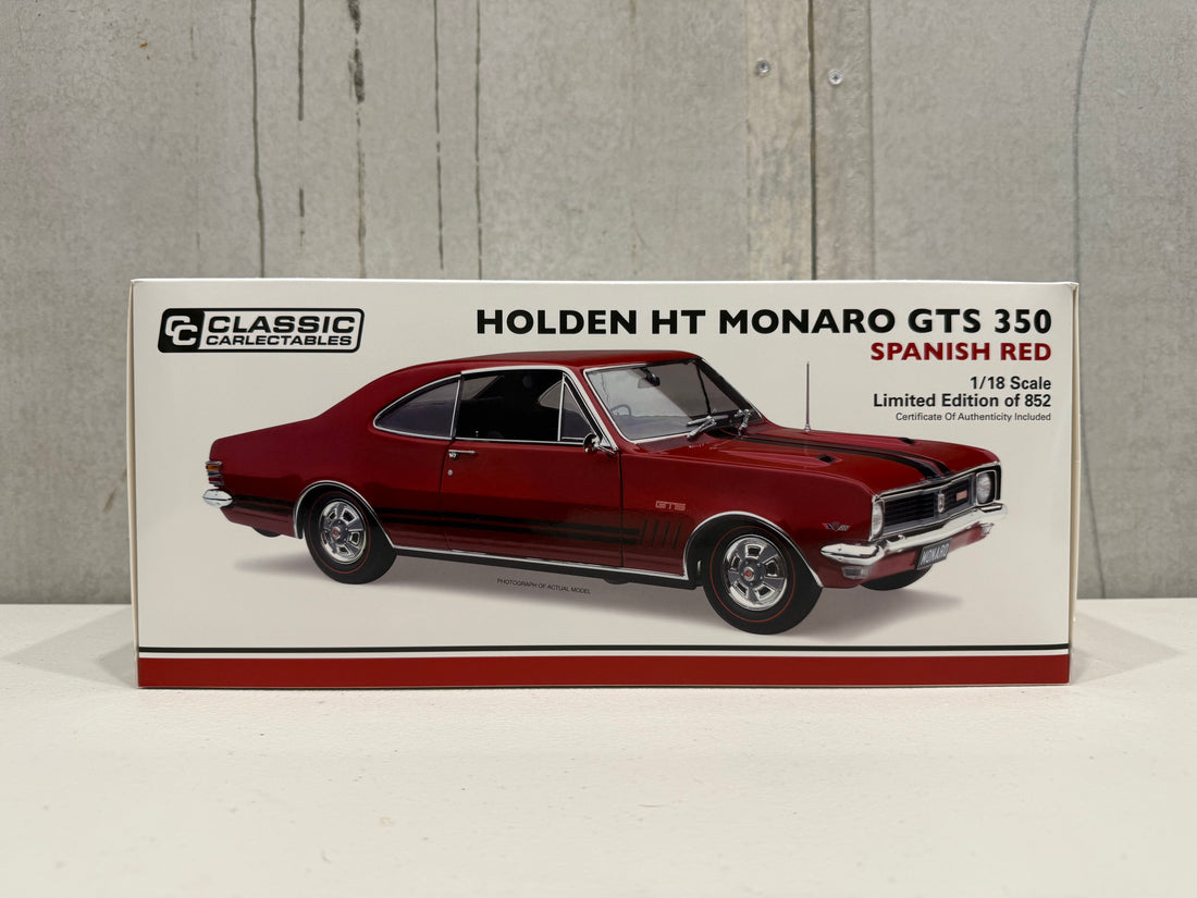 Holden HT Monaro GTS 350 Spanish Red - 1:18 Scale Diecast Model