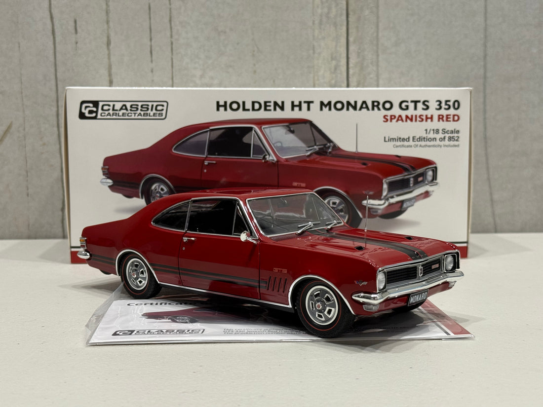 Holden HT Monaro GTS 350 Spanish Red - 1:18 Scale Diecast Model