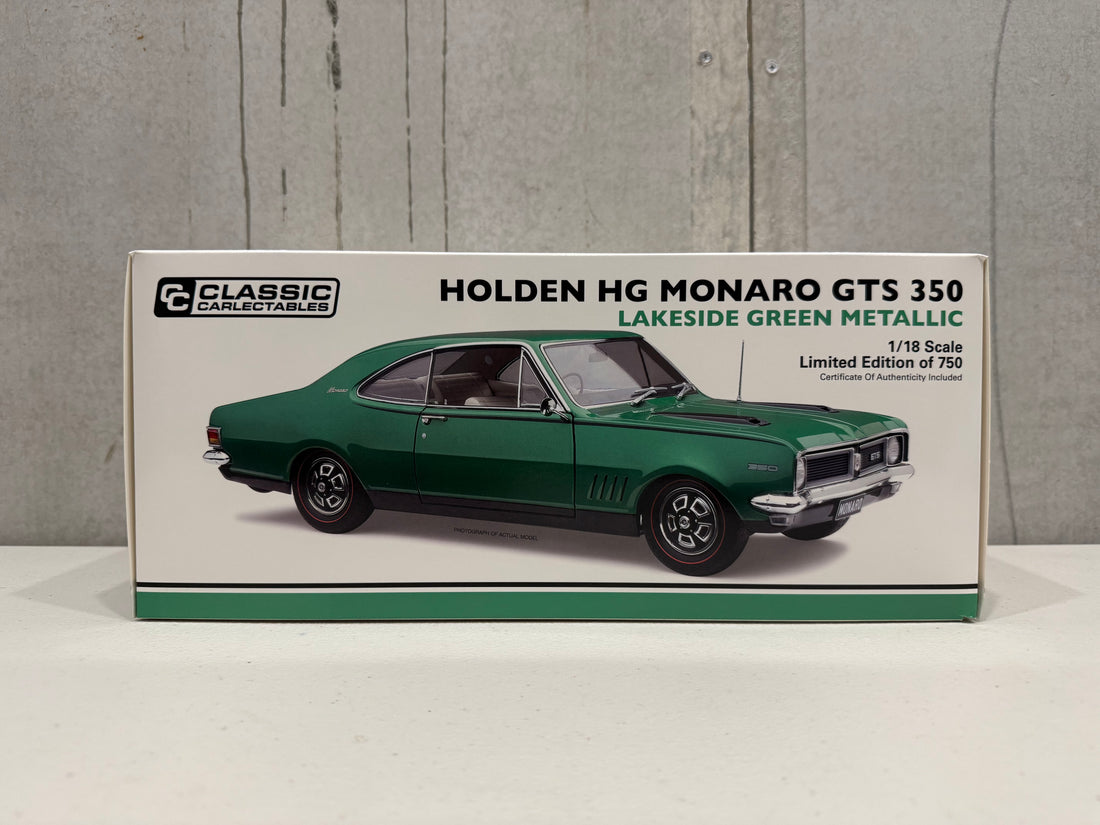 Holden HG Monaro GTS 350 Lakeside Green Metallic - 1:18 Scale Diecast model