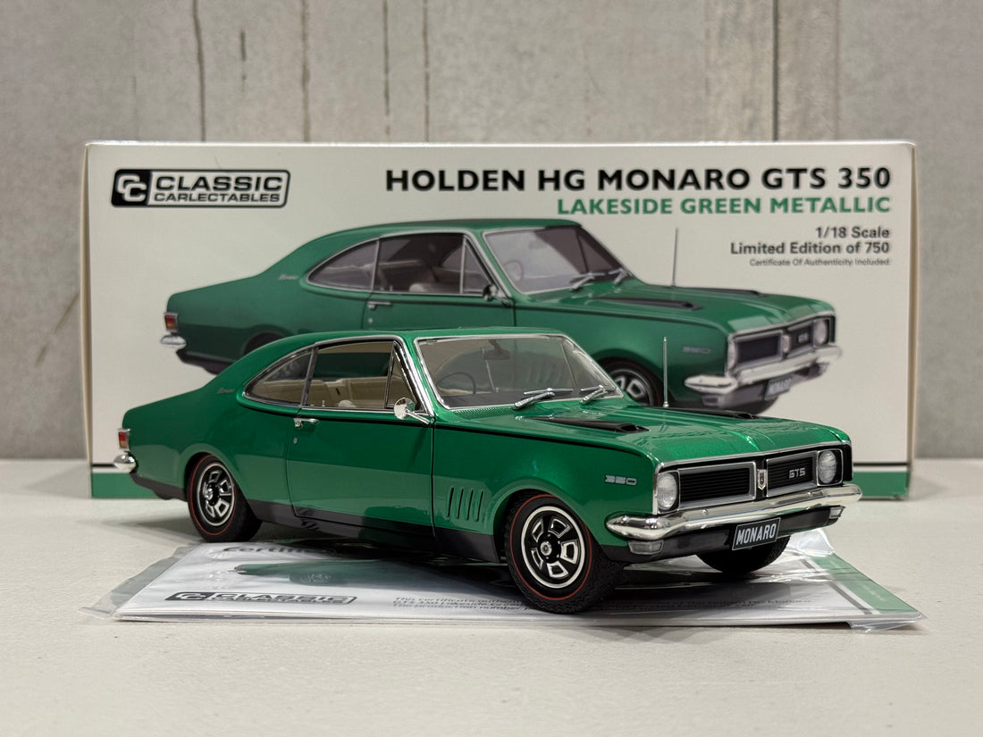 Holden HG Monaro GTS 350 Lakeside Green Metallic - 1:18 Scale Diecast model