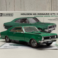 Holden HG Monaro GTS 350 Lakeside Green Metallic - 1:18 Scale Diecast model