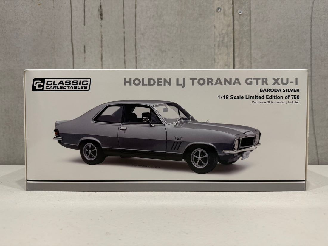 Holden LJ Torana GTR XU-1 Baroda Silver -1:18 Scale Diecast Model