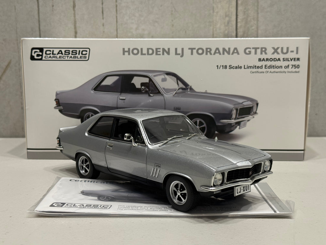 Holden LJ Torana GTR XU-1 Baroda Silver -1:18 Scale Diecast Model