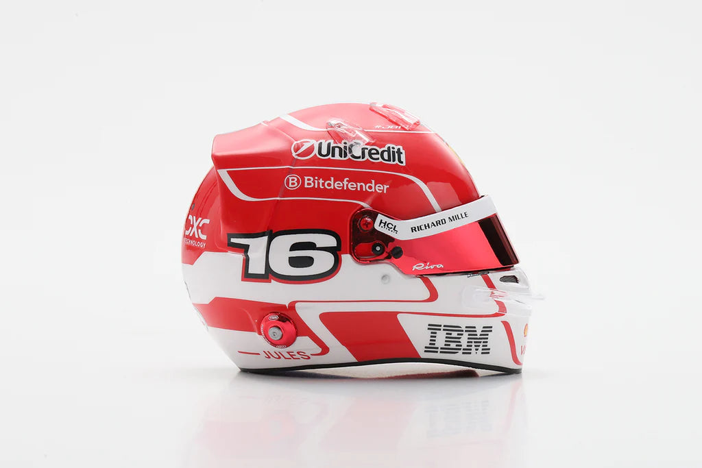 CHARLES LECLERC - 2025 SEASON - FERRARI - 1:5 HELMET - LOOKSMART