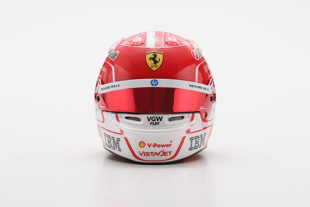 CHARLES LECLERC - 2025 SEASON - FERRARI - 1:5 HELMET - LOOKSMART