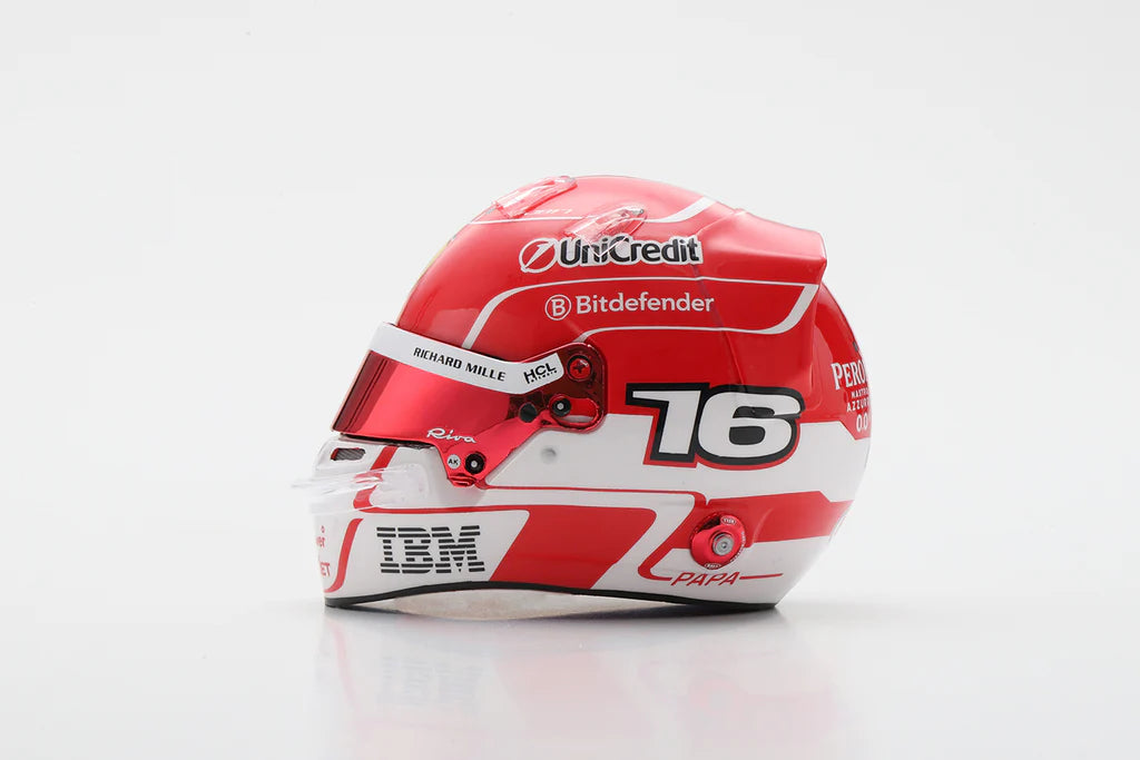 CHARLES LECLERC - 2025 SEASON - FERRARI - 1:5 HELMET - LOOKSMART