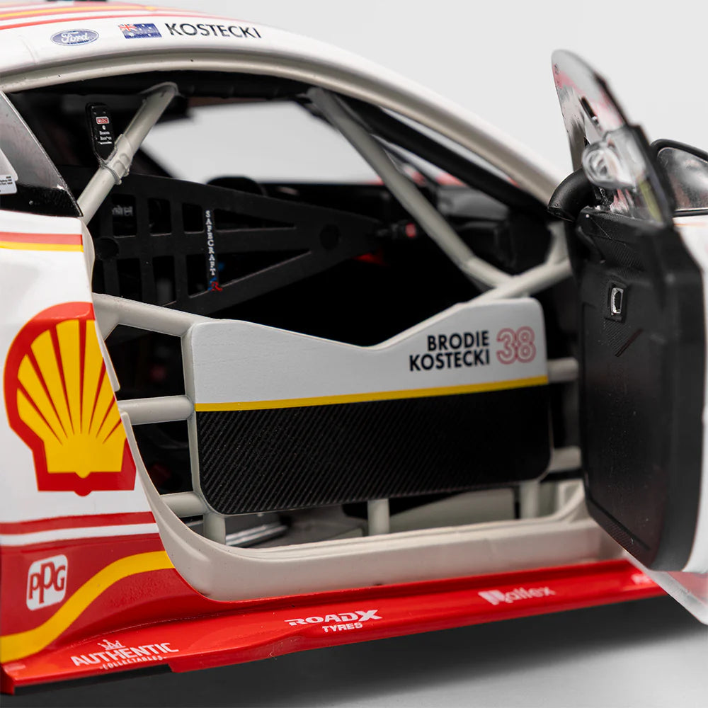 Brodie Kostecki - Shell V-Power Racing Team #38 Ford Mustang GT - 2025 Supercars Championship Season - 1:18 Scale Diecast Model - Authentic Collectables