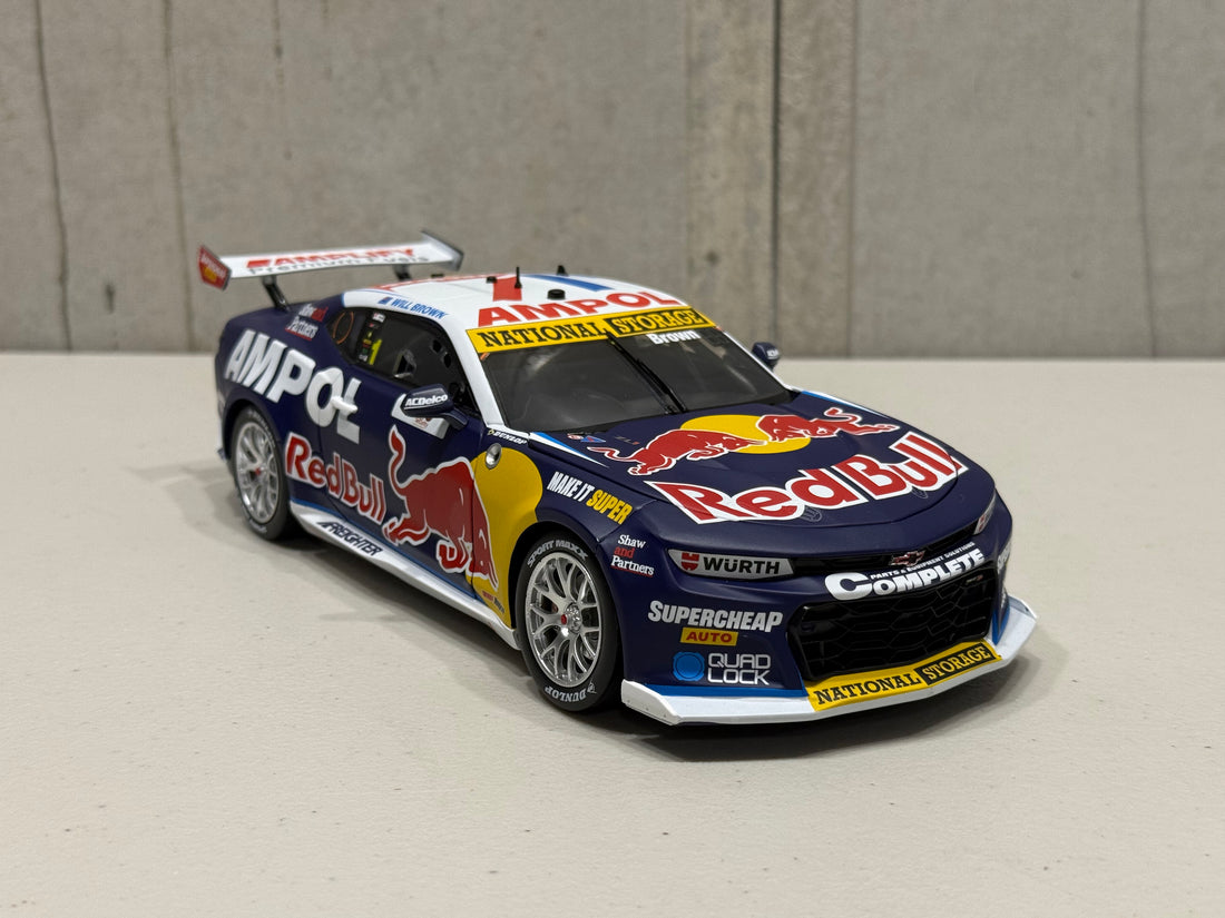 WILL BROWN - CHEVROLET CAMARO - RED BULL AMPOL RACING - #1 - 2025 - MSS SECURITY MELBOURNE SUPERSPRINT - RACE 6 WINNER - 1:18 SCALE DIECAST MODEL