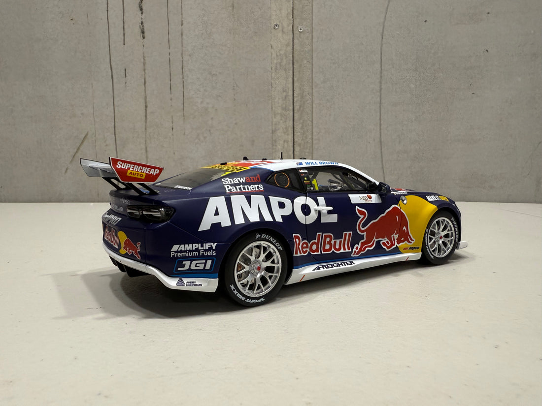 WILL BROWN - CHEVROLET CAMARO - RED BULL AMPOL RACING - #1 - 2025 - MSS SECURITY MELBOURNE SUPERSPRINT - RACE 6 WINNER - 1:18 SCALE DIECAST MODEL