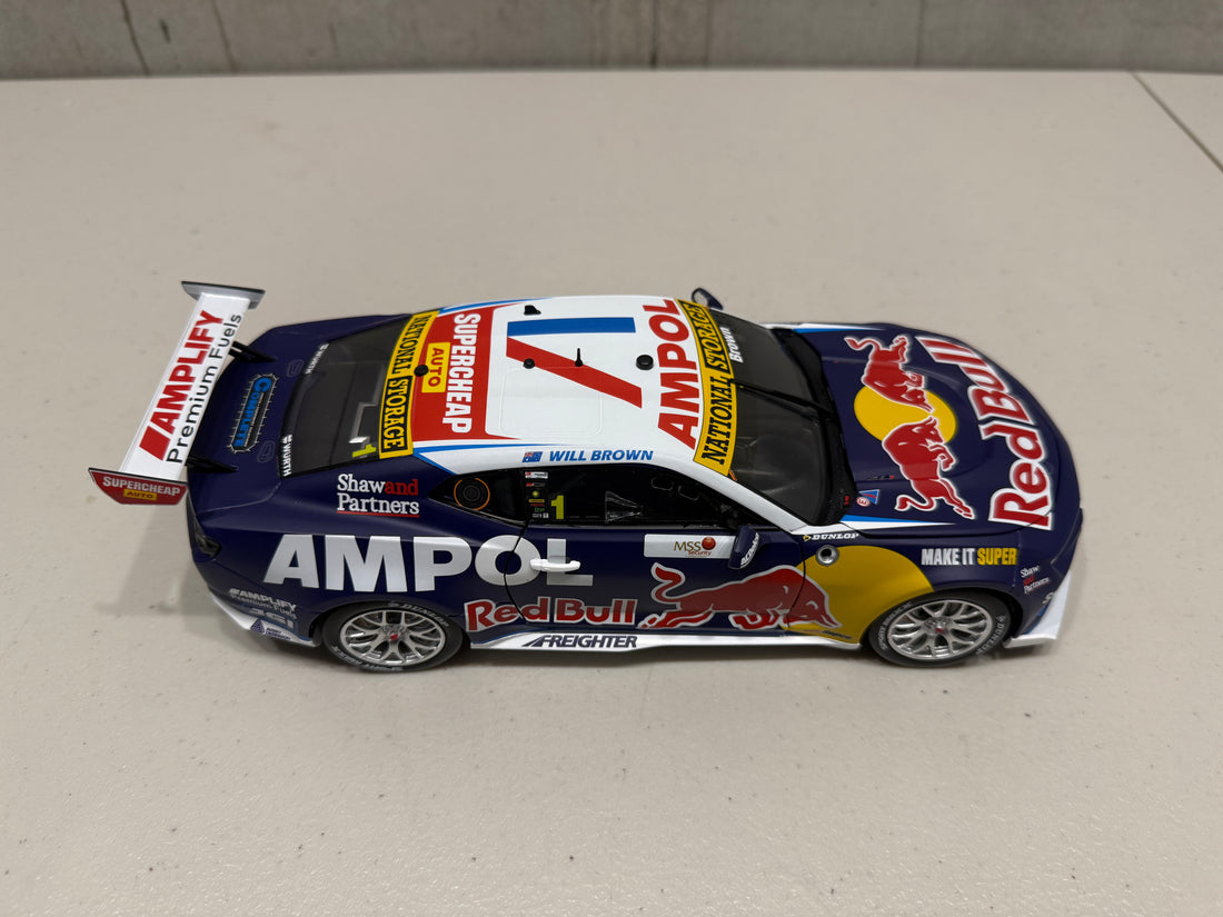 WILL BROWN - CHEVROLET CAMARO - RED BULL AMPOL RACING - #1 - 2025 - MSS SECURITY MELBOURNE SUPERSPRINT - RACE 6 WINNER - 1:18 SCALE DIECAST MODEL