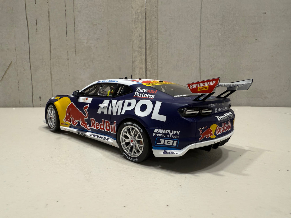 WILL BROWN - CHEVROLET CAMARO - RED BULL AMPOL RACING - #1 - 2025 - MSS SECURITY MELBOURNE SUPERSPRINT - RACE 6 WINNER - 1:18 SCALE DIECAST MODEL