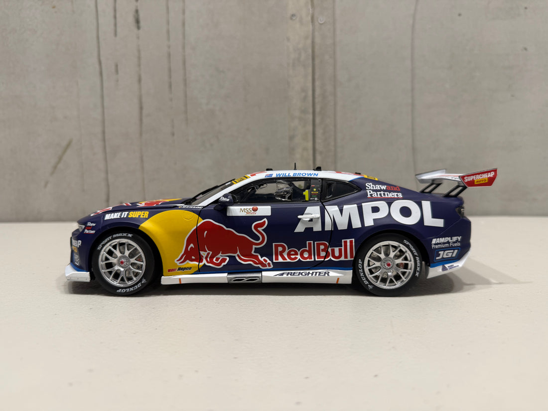 WILL BROWN - CHEVROLET CAMARO - RED BULL AMPOL RACING - #1 - 2025 - MSS SECURITY MELBOURNE SUPERSPRINT - RACE 6 WINNER - 1:18 SCALE DIECAST MODEL