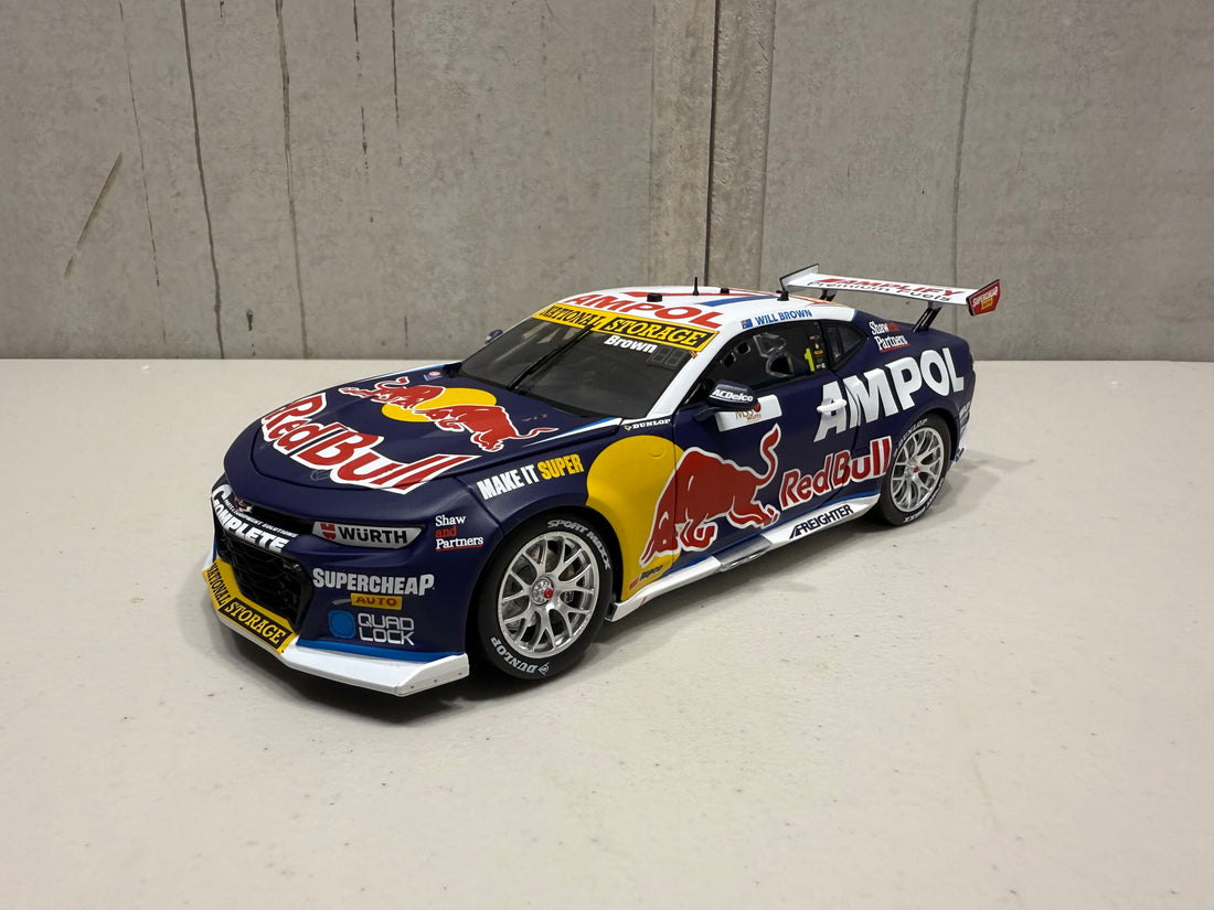 WILL BROWN - CHEVROLET CAMARO - RED BULL AMPOL RACING - #1 - 2025 - MSS SECURITY MELBOURNE SUPERSPRINT - RACE 6 WINNER - 1:18 SCALE DIECAST MODEL