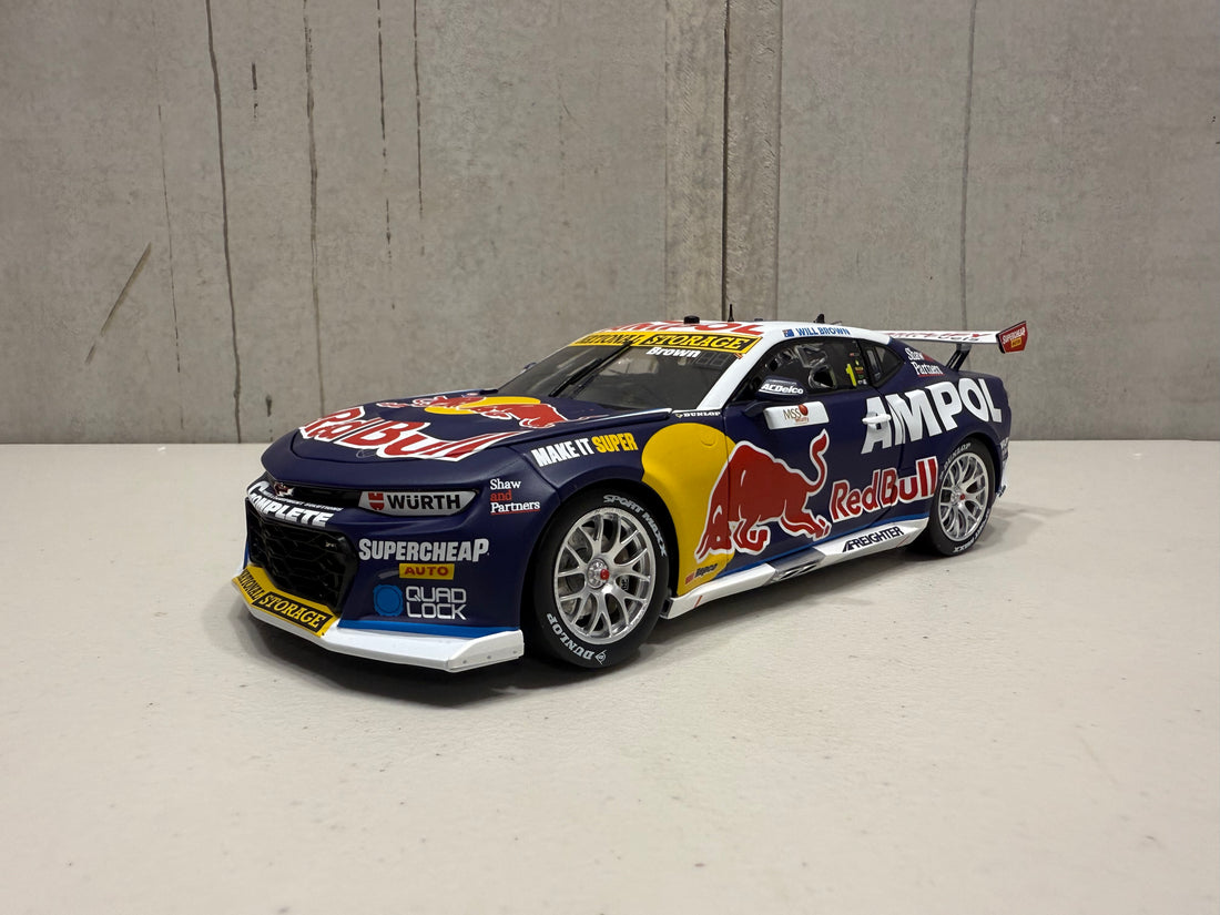 WILL BROWN - CHEVROLET CAMARO - RED BULL AMPOL RACING - #1 - 2025 - MSS SECURITY MELBOURNE SUPERSPRINT - RACE 6 WINNER - 1:18 SCALE DIECAST MODEL