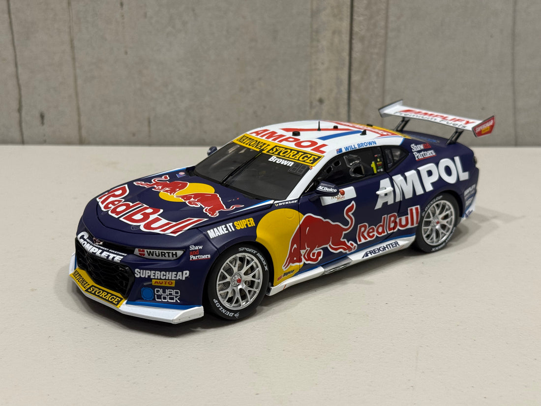 WILL BROWN - CHEVROLET CAMARO - RED BULL AMPOL RACING - #1 - 2025 - MSS SECURITY MELBOURNE SUPERSPRINT - RACE 6 WINNER - 1:18 SCALE DIECAST MODEL