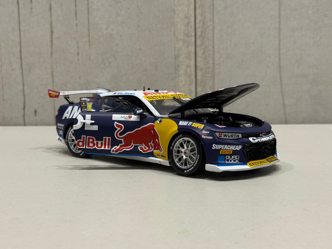 WILL BROWN - CHEVROLET CAMARO - RED BULL AMPOL RACING - #1 - 2025 - MSS SECURITY MELBOURNE SUPERSPRINT - RACE 6 WINNER - 1:18 SCALE DIECAST MODEL