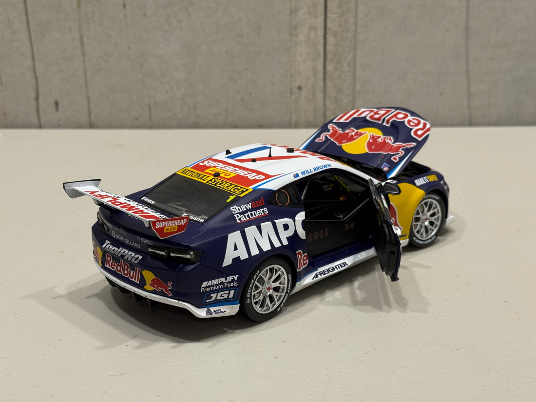 WILL BROWN - CHEVROLET CAMARO - RED BULL AMPOL RACING - #1 - 2025 - MSS SECURITY MELBOURNE SUPERSPRINT - RACE 6 WINNER - 1:18 SCALE DIECAST MODEL