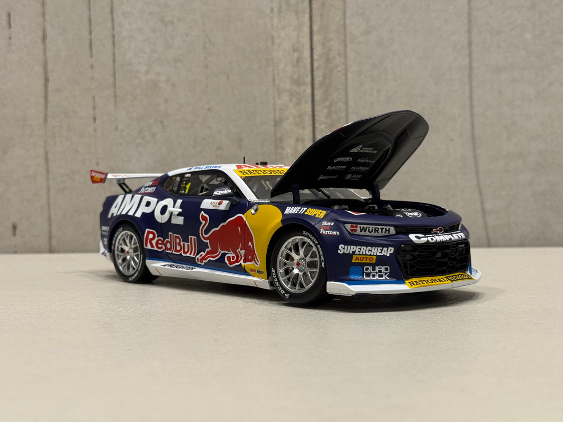WILL BROWN - CHEVROLET CAMARO - RED BULL AMPOL RACING - #1 - 2025 - MSS SECURITY MELBOURNE SUPERSPRINT - RACE 6 WINNER - 1:18 SCALE DIECAST MODEL