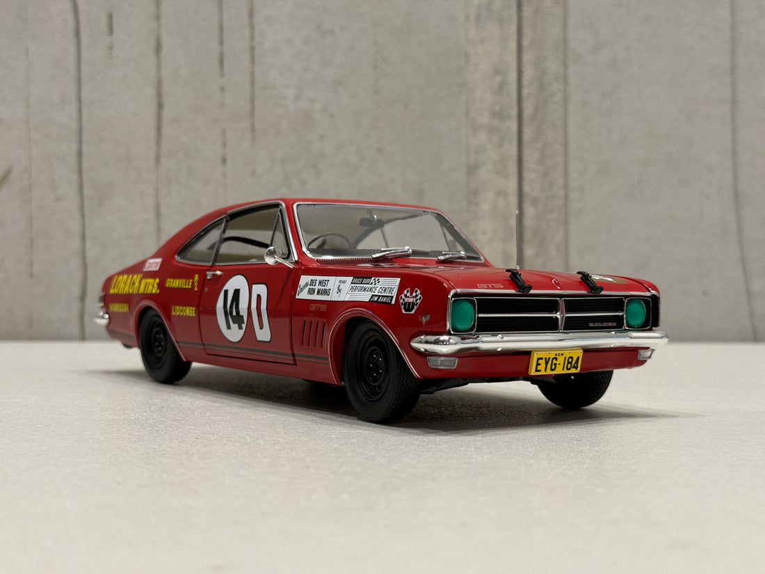 1968 BATHURST - #14D HOLDEN HK MONARO GTS 327 - 1968 BATHURST CONTROVERSY - 1:18 SCALE DIECAST MODEL