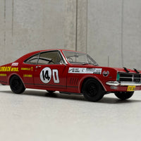 1968 BATHURST - #14D HOLDEN HK MONARO GTS 327 - 1968 BATHURST CONTROVERSY - 1:18 SCALE DIECAST MODEL
